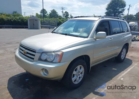 2002 Toyota Highlander V6 z USA, uszkodzony, nr VIN JTEGF21A320039082